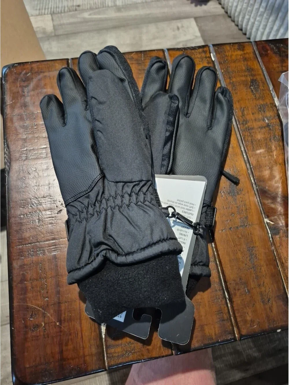NEW Kombi Pursuit II BLACK Winter Ski Snow Gloves Womens New  size Medium